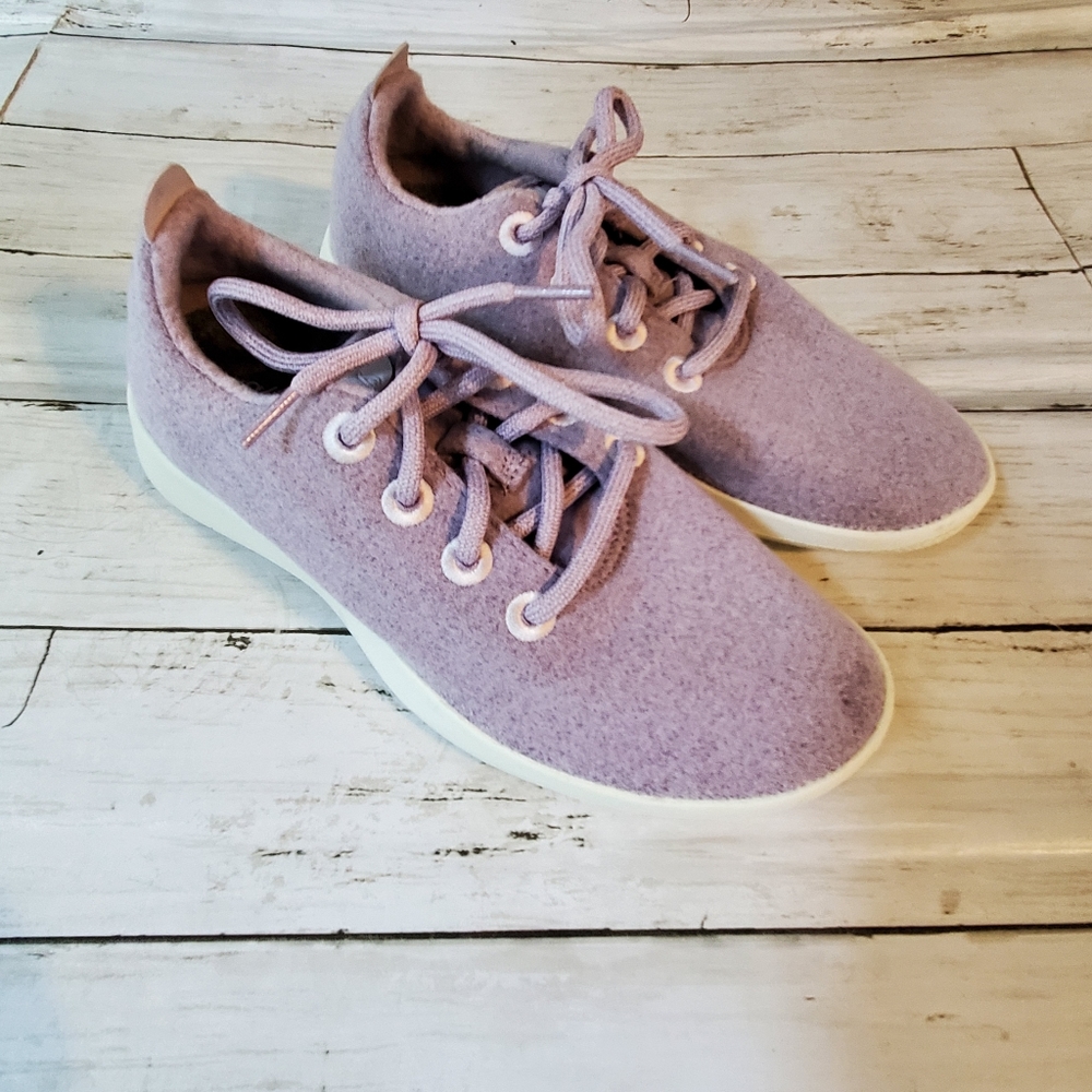 Allbirds Savanna dawn‎ limited edition wool runners size 7 lavender purple